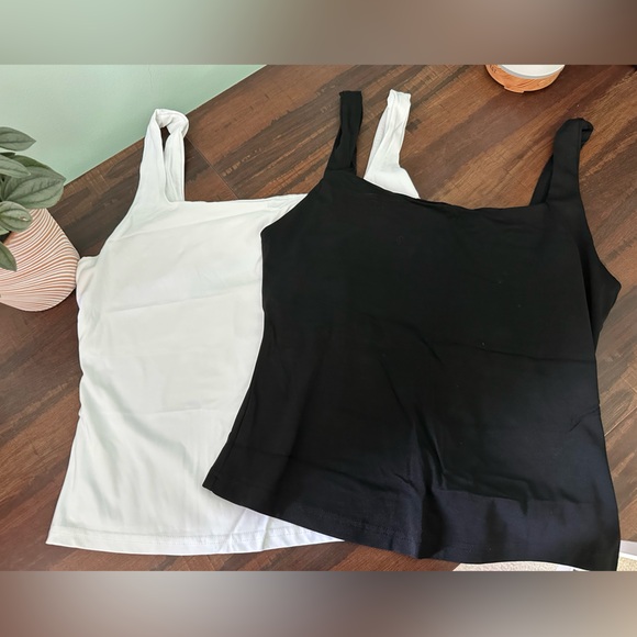 Tops - Black and White Crop Tops